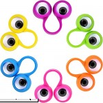 Jovitec 72 Pieces Eyes Finger Puppet Eyeballs Ring Toy Googly Eyeball Ring for Kids Party Toy 6 Colors  B07GDMG1N6